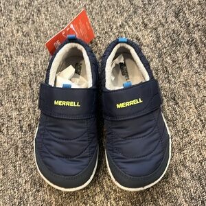 Merrell M-Bare Boys Toddler Shoes Size 9 Navy Blue